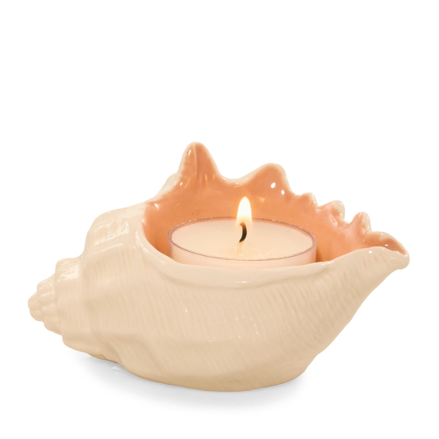 Seashell Tea Light Candle Holder - 0F3N