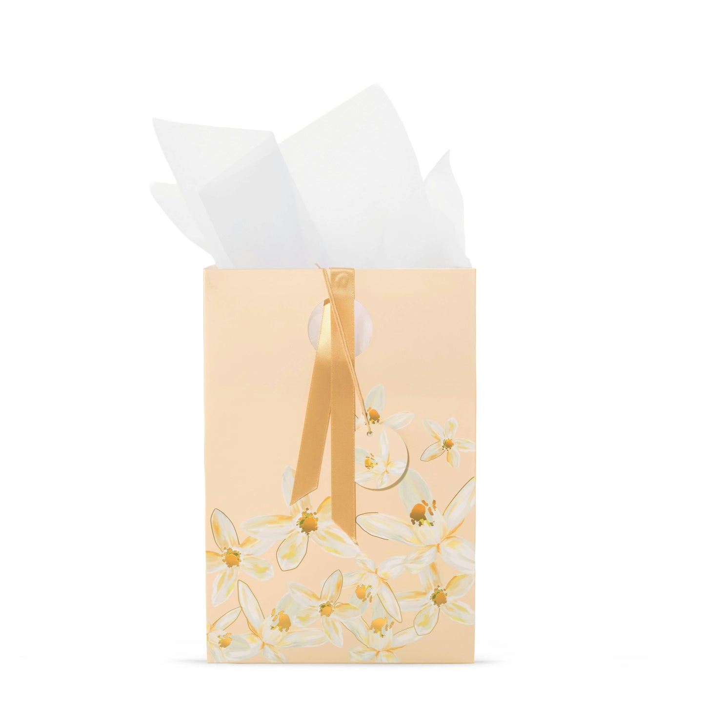 Peach Jasmine Floral Gift Bag - SJR6