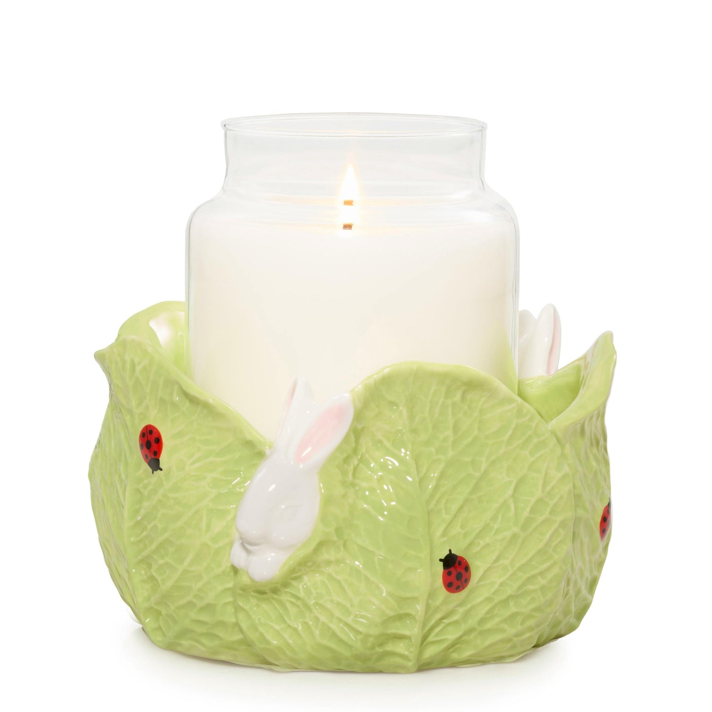 Ceramic Easter Bunny Jar Candle Holder - VP42